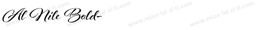 Al Nile Bold字体转换
